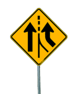 added-lane-sign-meaning