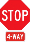 4-way-stop sign